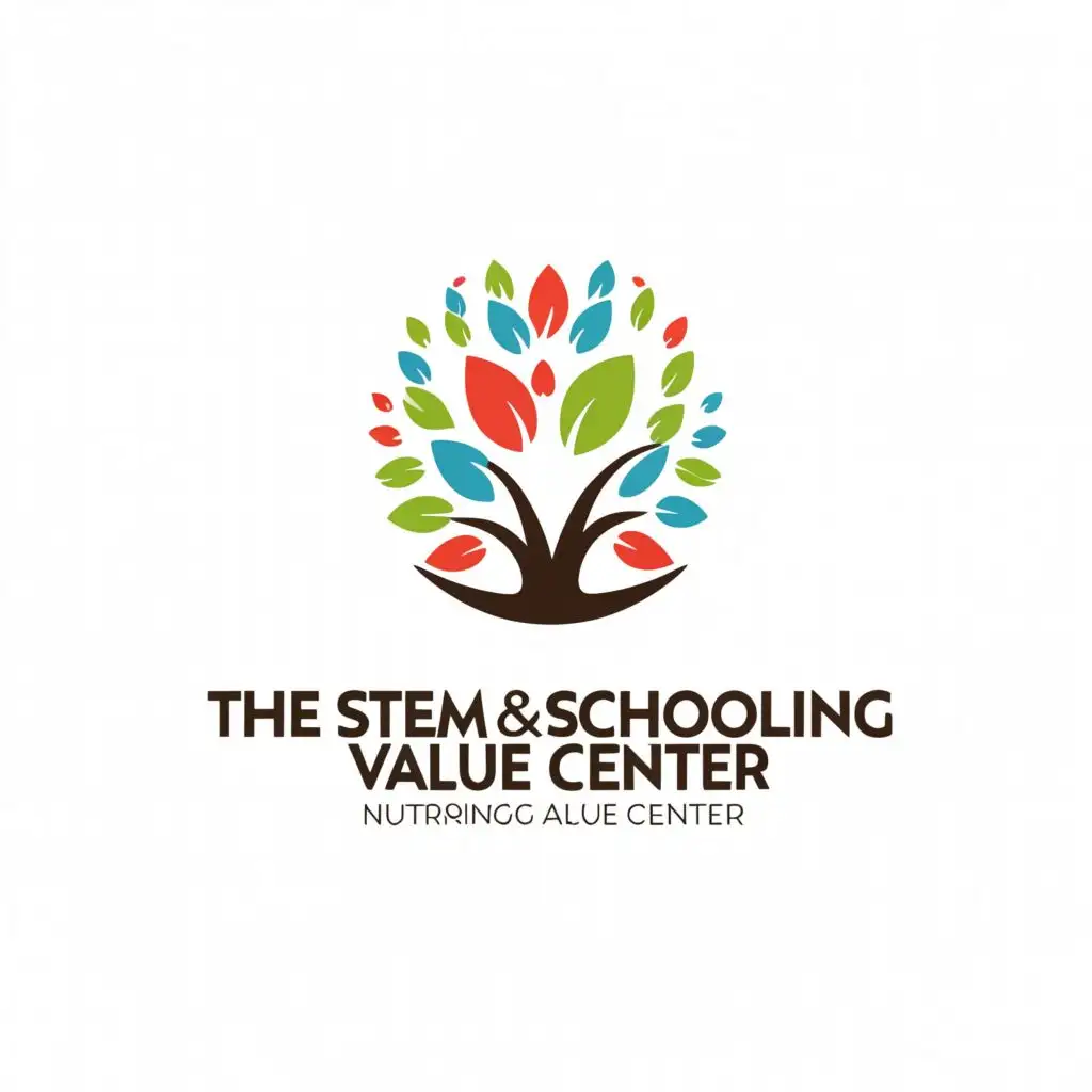 a logo design,with the text "The STEM and Schooling Value Center", main symbol:Nurturing 21 Century Skills for the Future,Moderate,be used in Education industry,clear background