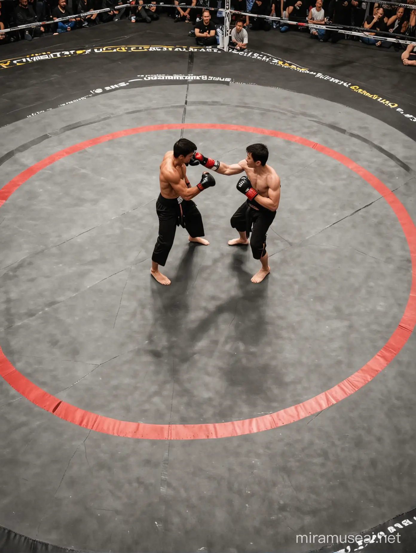 Martial Arts Showdown Intense Ring Battle