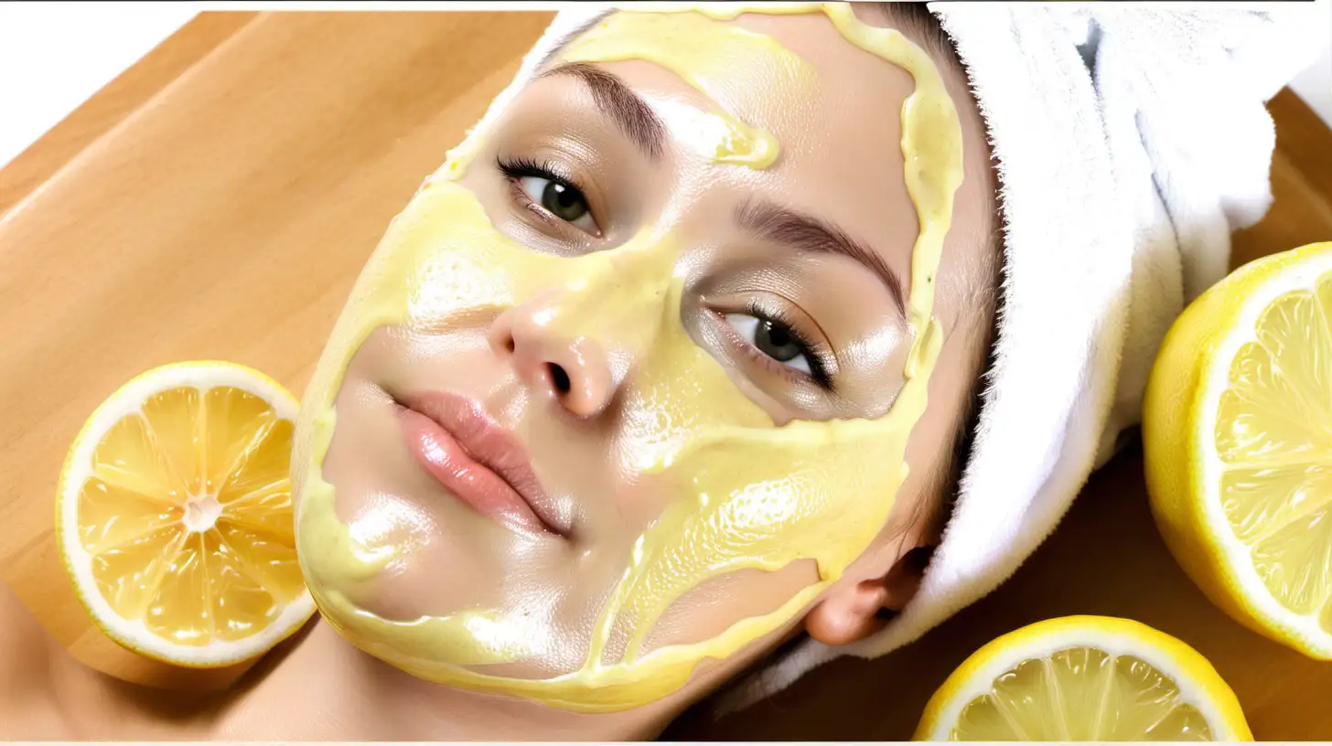 lemon  juice beauty  facial
