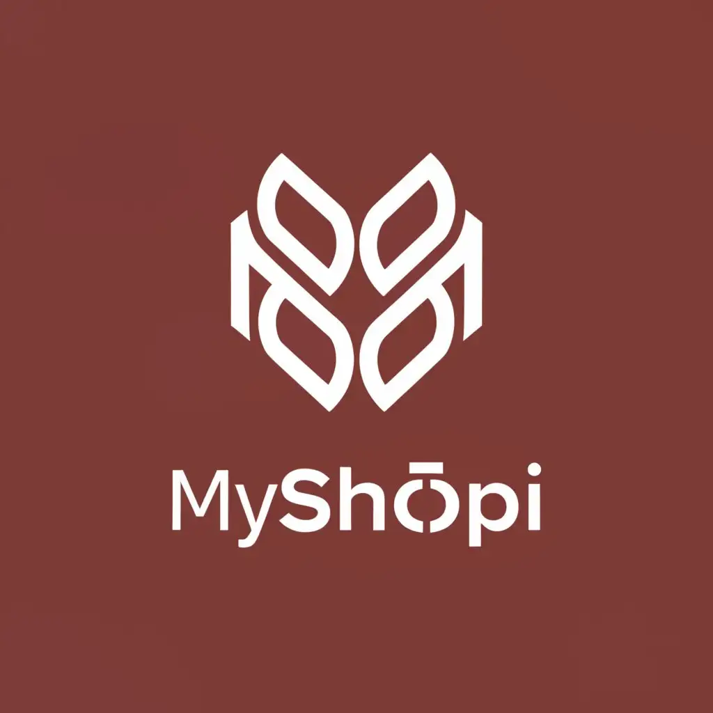 a logo design,with the text "My Shoppi", main symbol:M S I,Moderate,clear background