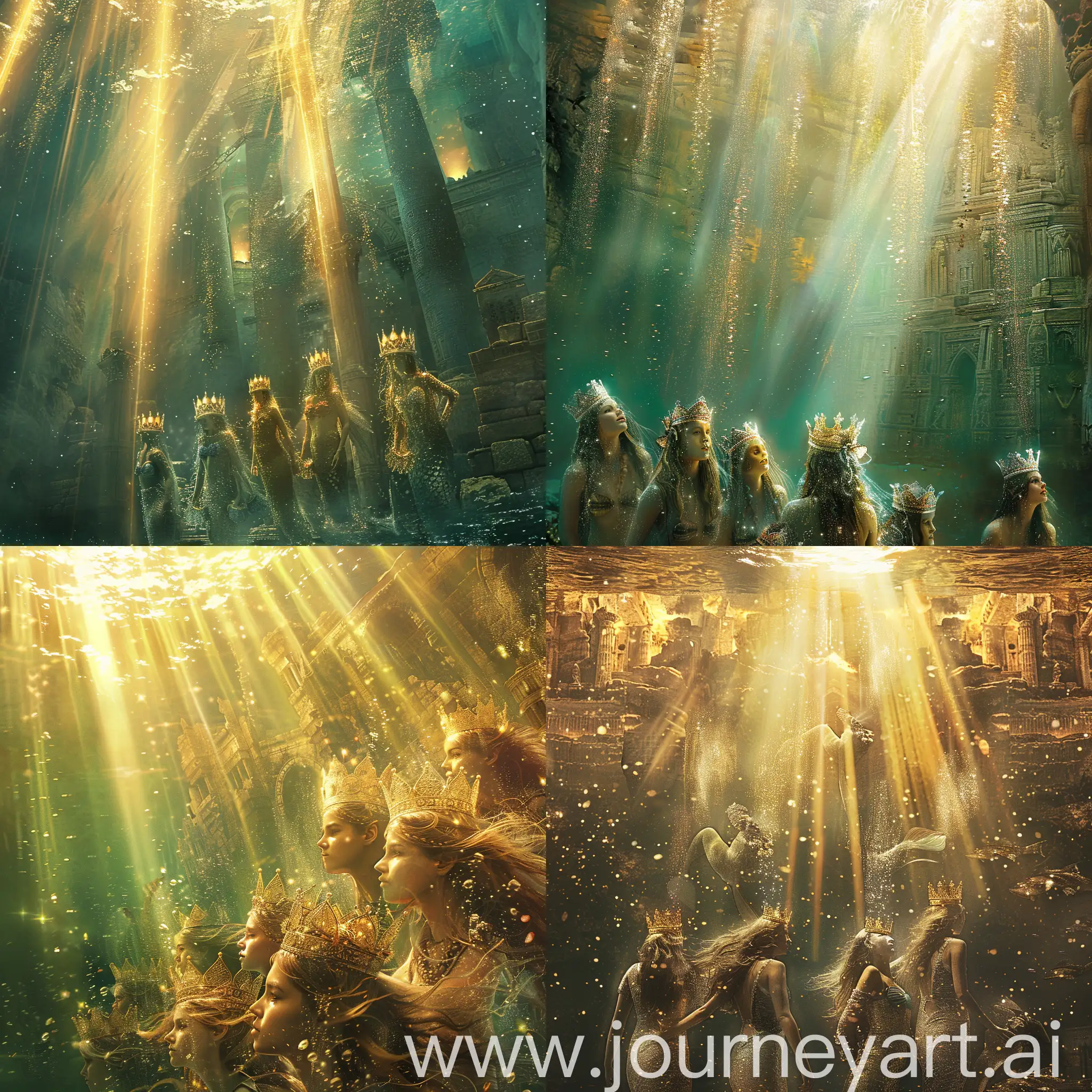 GoldenLit-Mermaid-Queens-Ancient-Underwater-City-Gathering