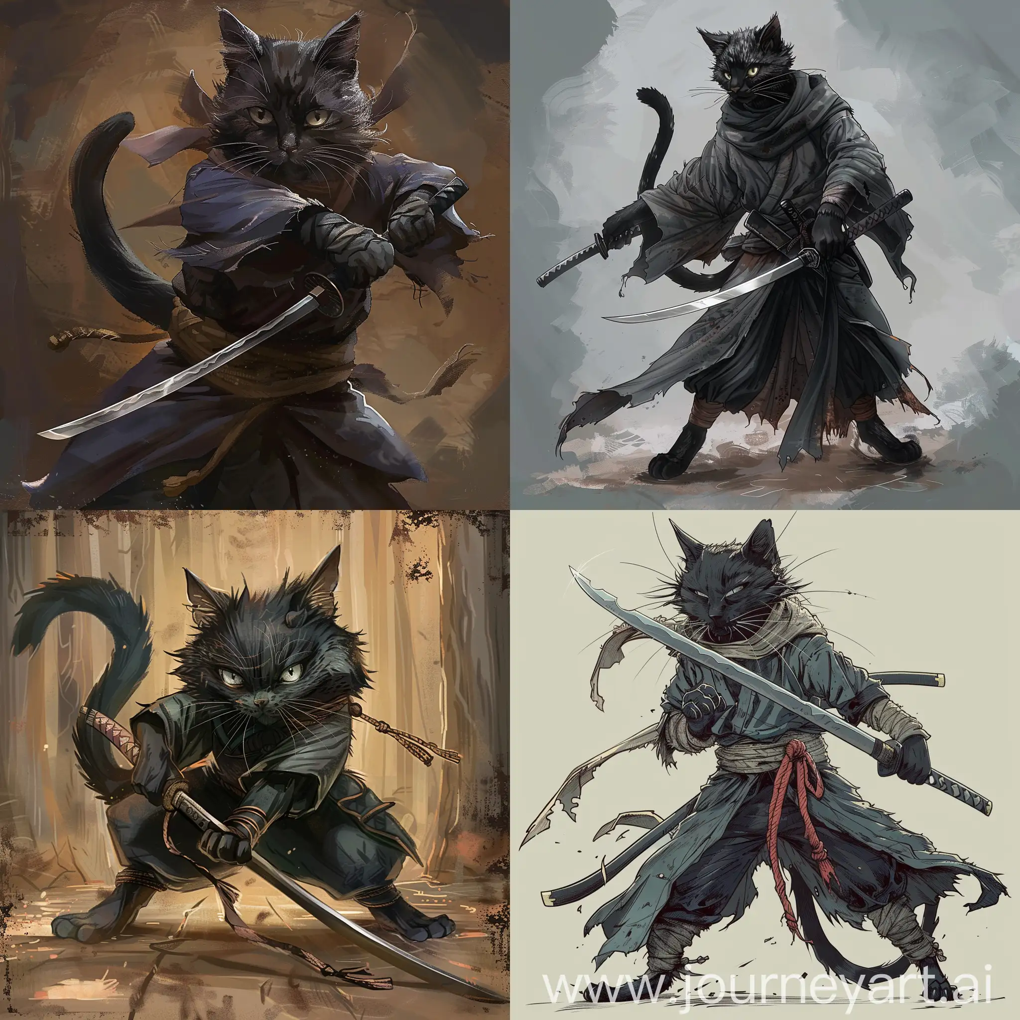 Tabaxi-Black-Cat-Ronin-Warrior-Ready-for-Battle-with-Katana