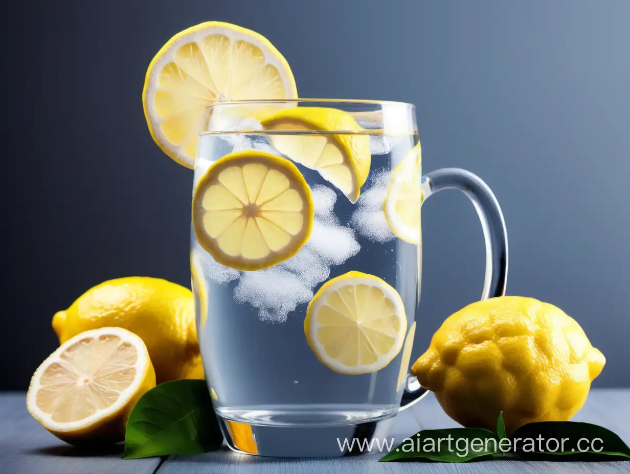 Discover the secrets of taking care of your gastrointestinal health with our new article: 'Lemon Water and Ginger - Relief from Bloating and Heaviness in the Stomach'. Find out how simple remedies can make your holidays more comfortable and kind to your body. the picture should not contain any inscriptions