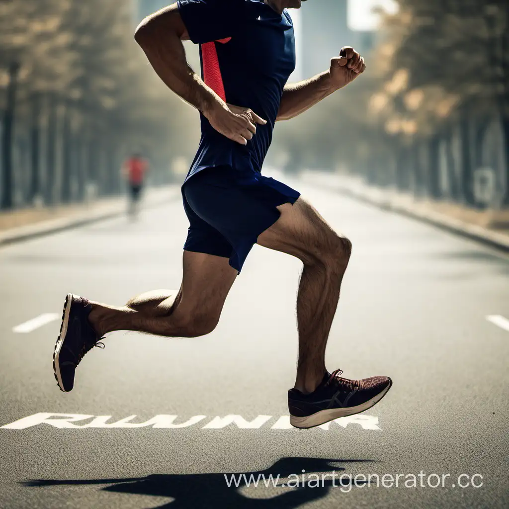 Athlete-Clinging-to-Victory-Determined-Runner-Grasping-the-Finish-Line
