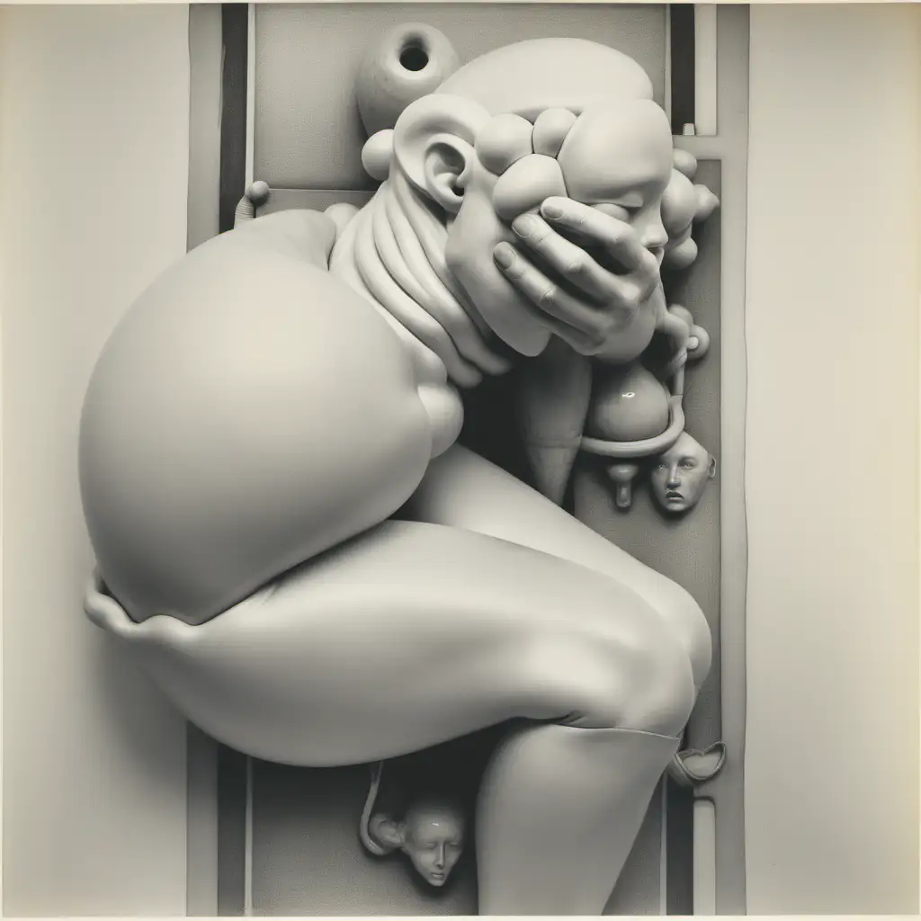 Surrealistic Sculpture by Hans Bellmer Distorted Human Forms in Unsettling Harmony