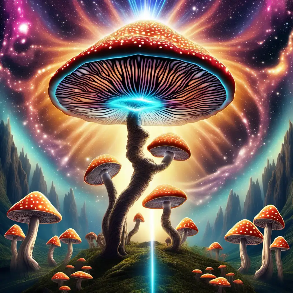 Communing with Divine Light Psilocybin Mushroom Connection