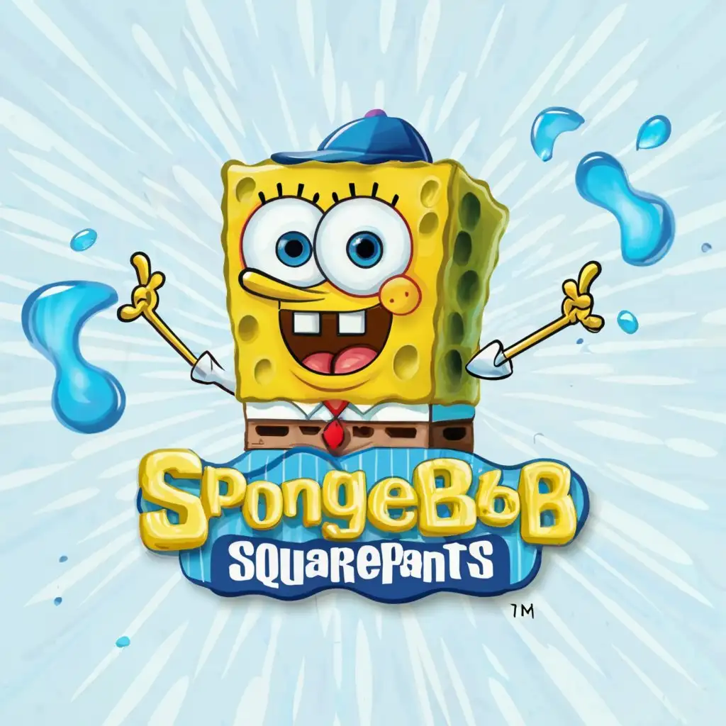 a logo design,with the text "SpongeBob SquarePants", main symbol:with imagination, you can be anything you want,Moderate,clear background