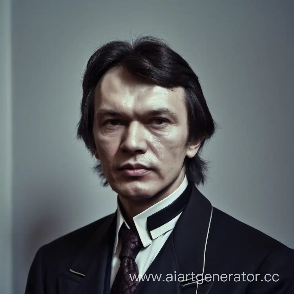 Vladimir-Grigoryev-Captivating-Portrait-of-a-Russian-Artist