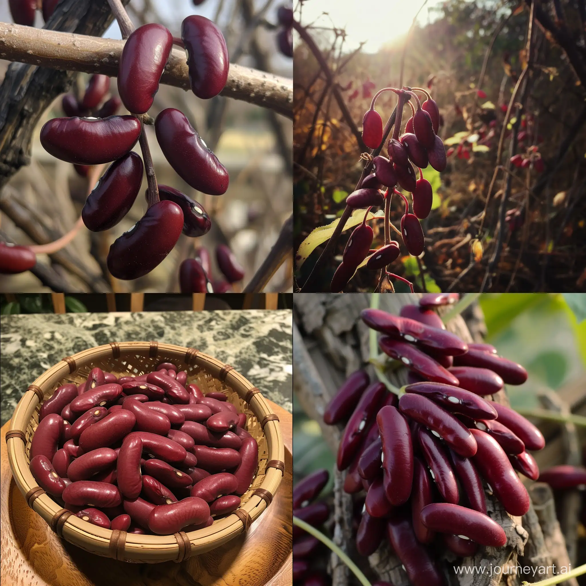 Vibrant-Southern-Red-Beans-in-Spring-Blossom