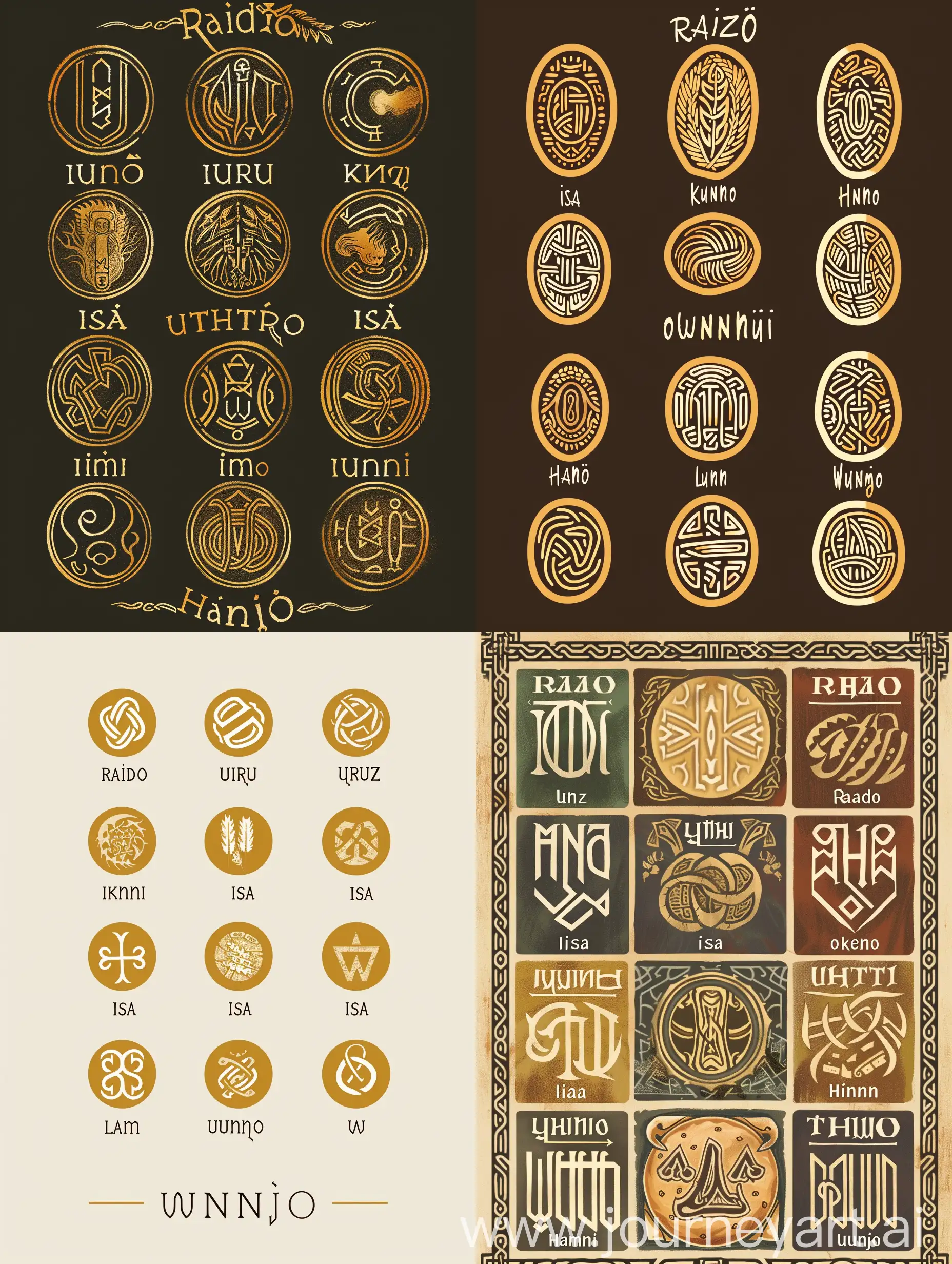 Mystical-Runes-Collage-Explore-the-13-Names-Raido-Uruz-Ulthra-Thorn-Keno-Isa-Othala-Saulo-Wunjo-Lunda-Haim-Hanni