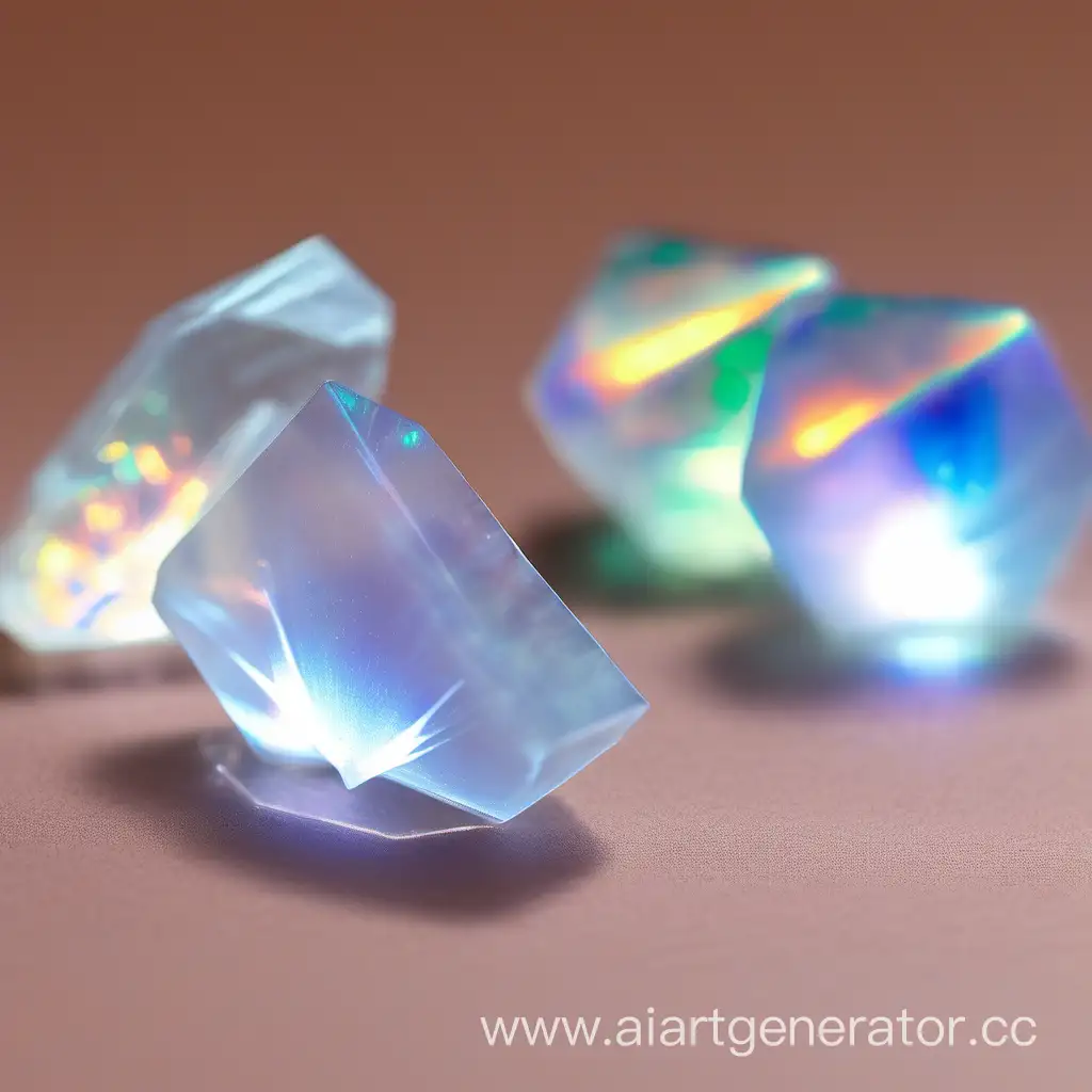 Фотонные кристаллы, похожие не опалы в подарочной упаковке