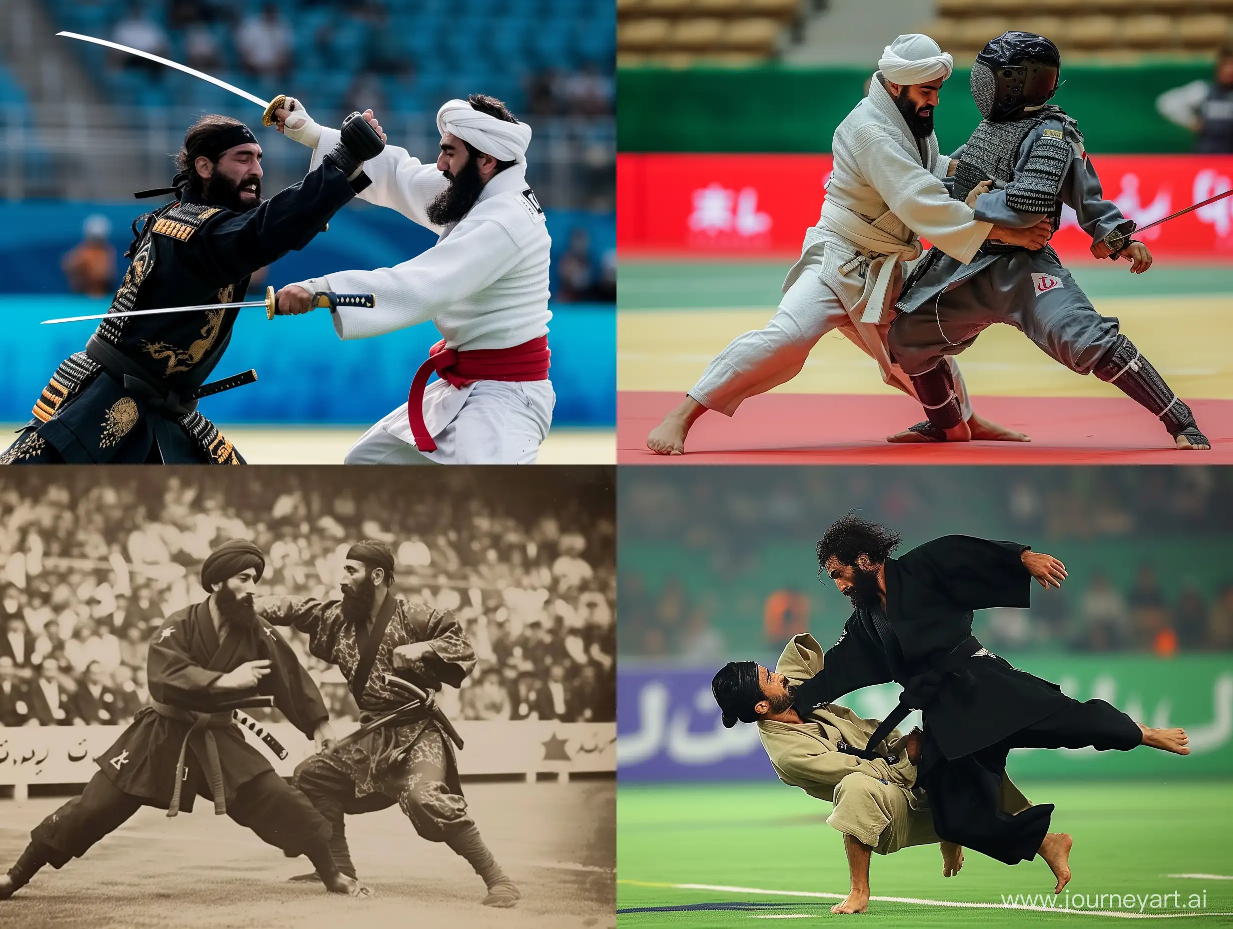 Iranian-JiuJitsu-Triumphs-Over-Japanese-Samurai-in-Football-Showdown