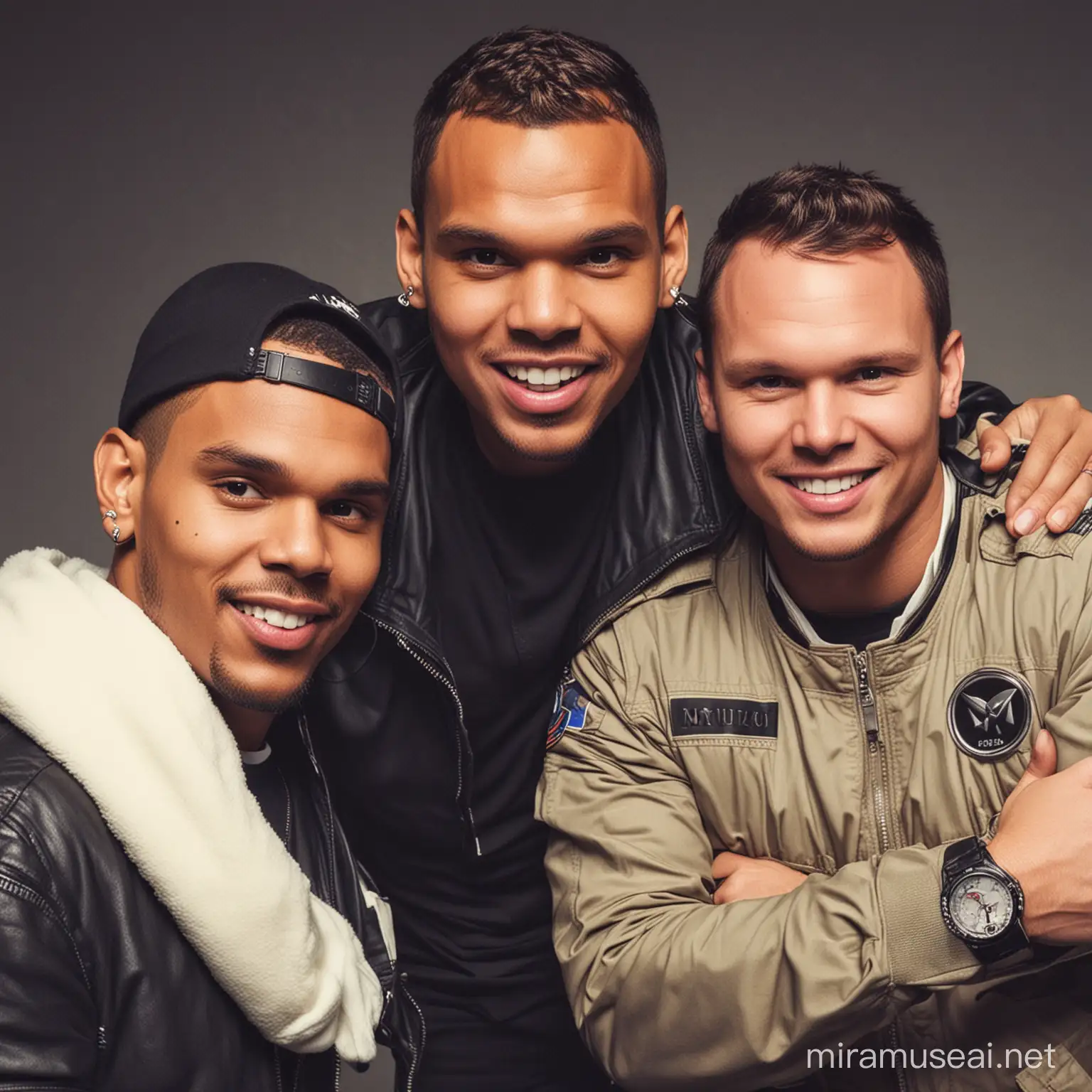 Music Icons Muzzy D Pilot Chris Brown and Tiesto Collaboration Concert