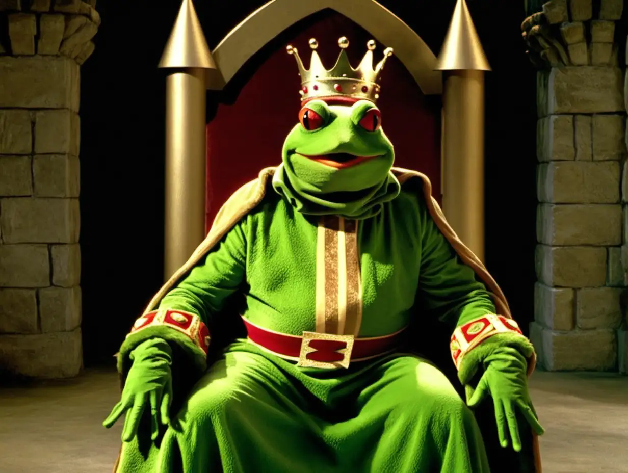 Frog King Costume in Castle Quirky DVD Scene Snapshot