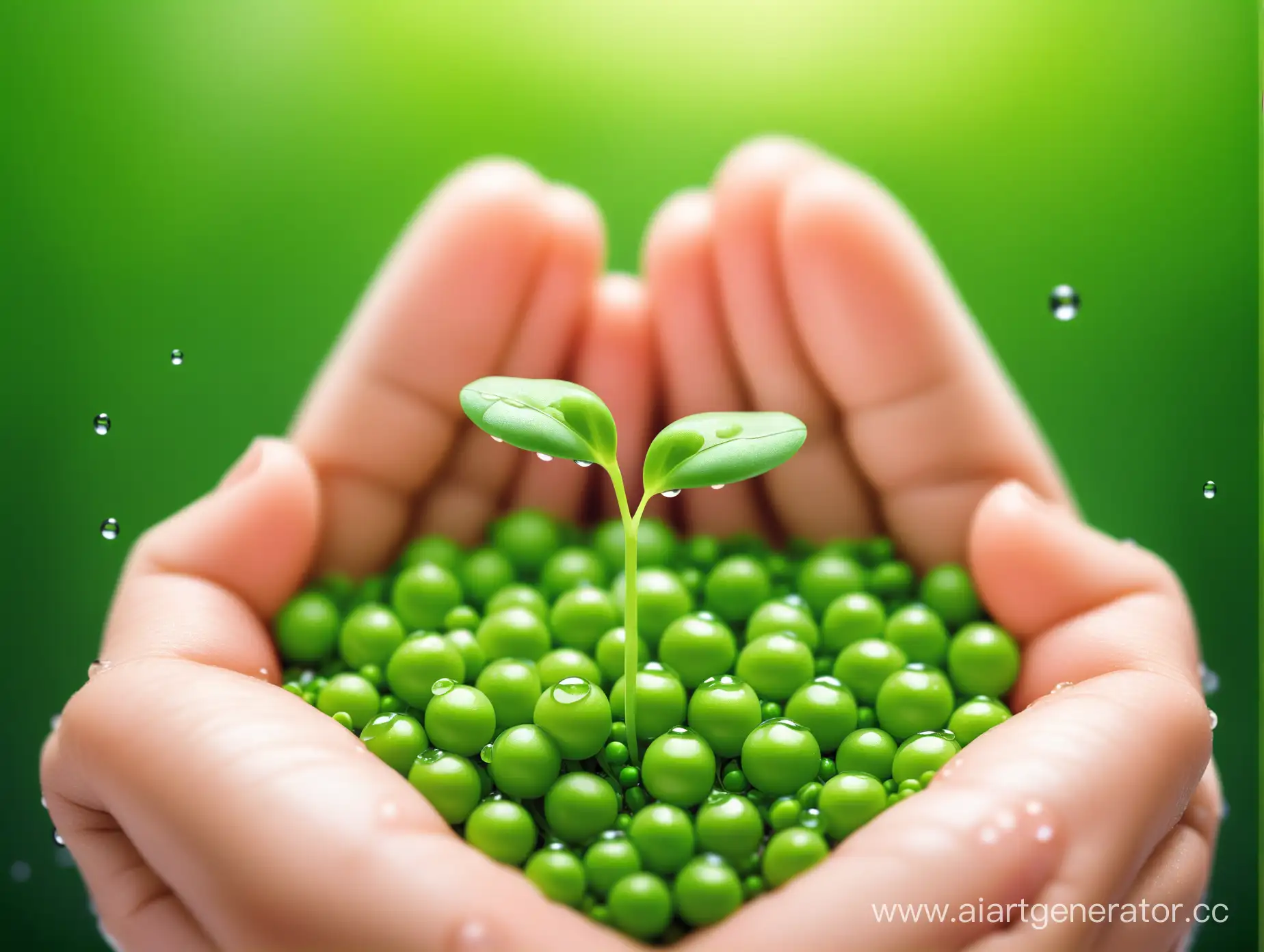 Fresh-Pea-Microgreen-Sprout-with-Dripping-Water-Droplets