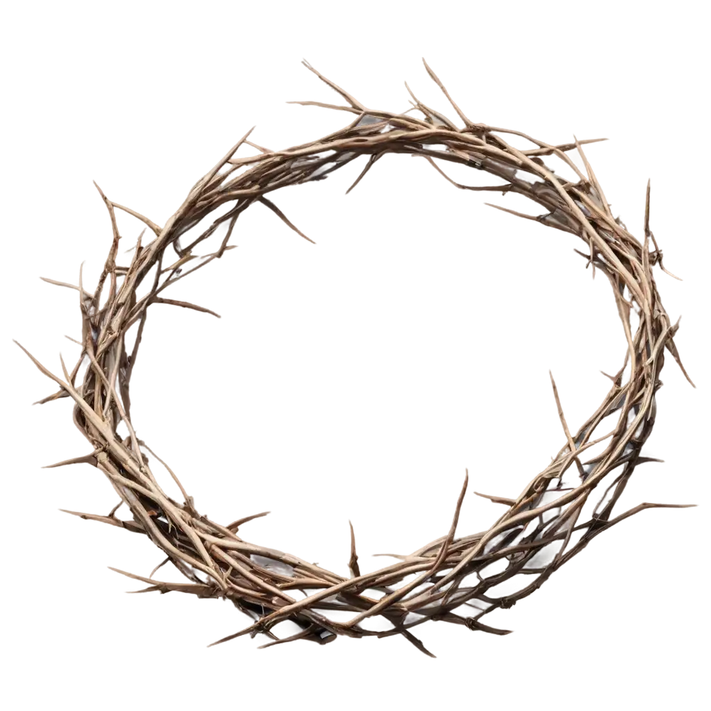 Crown of Thorns PNG Captivating Imagery for Symbolic Representation ...