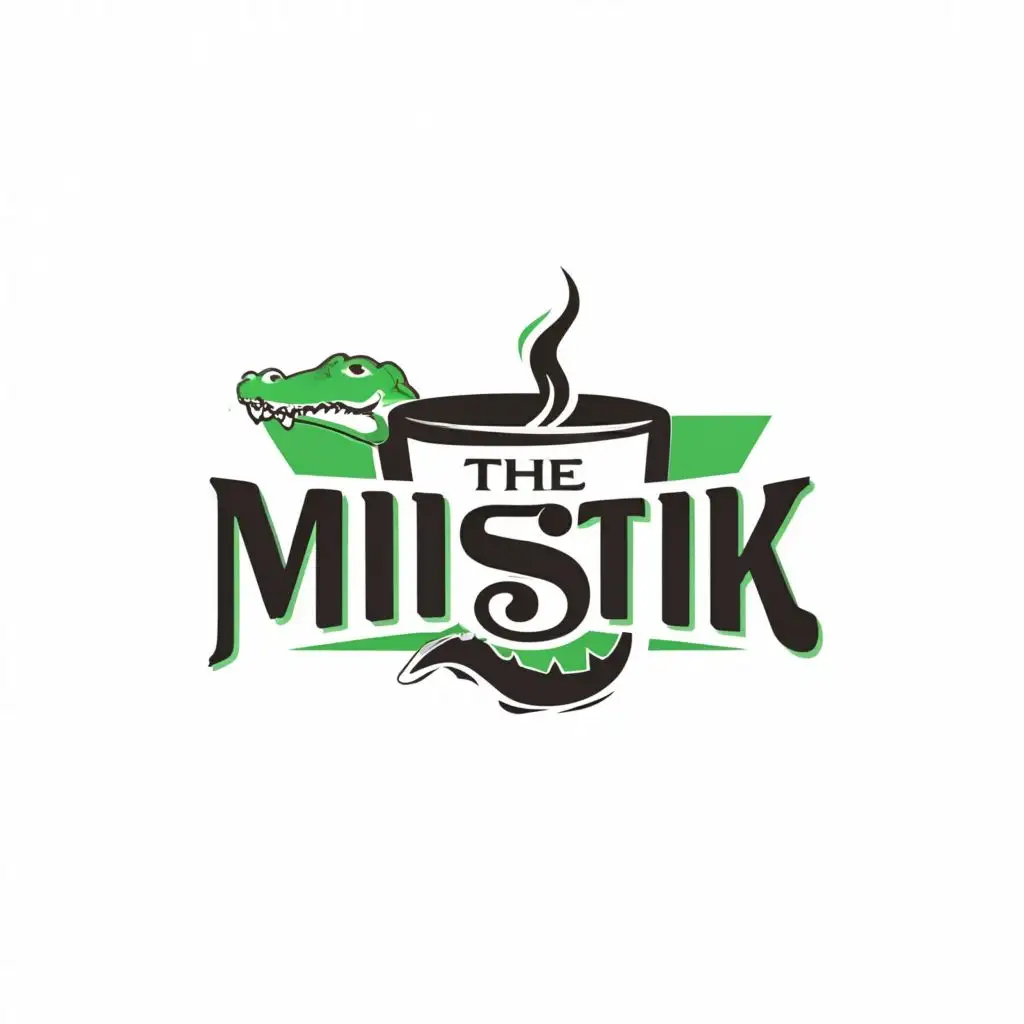 LOGO-Design-for-The-Mistik-Bold-Coffee-and-Crocodile-Imagery-on-a-Clear-Background