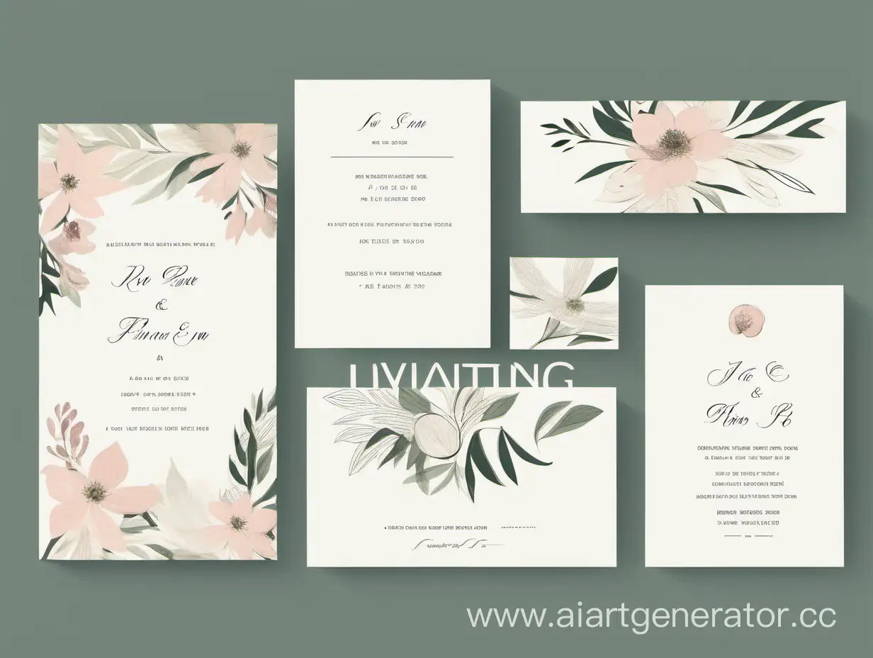 Minimalist-Floral-Wedding-Invitations-for-Elegant-Celebrations