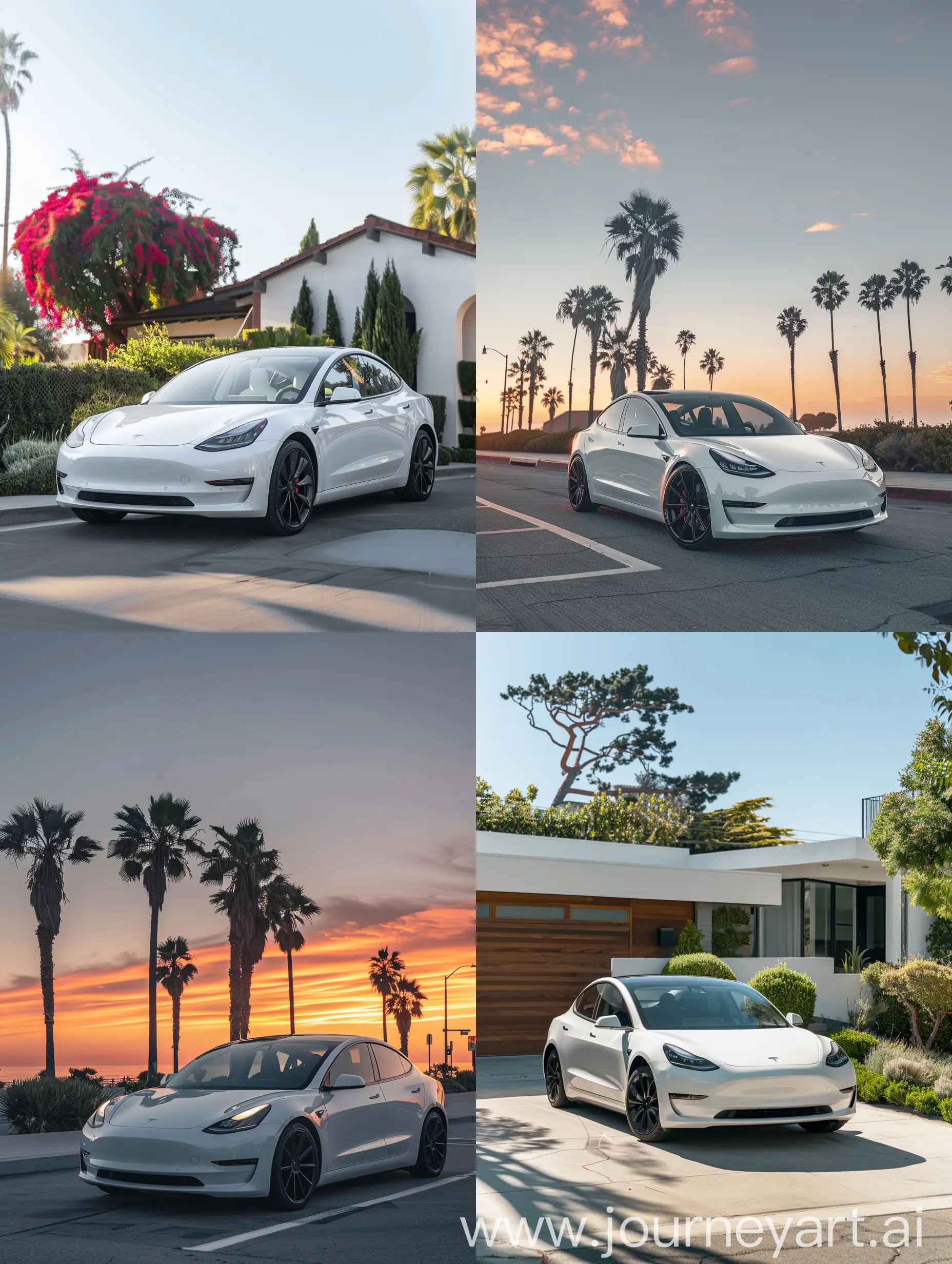 Prompt: "Capture the Elegance: Showcasing My White 2023 Tesla Model 3"

Description: You've just acquired your dream car, a sleek white 2023 Tesla Model 3, and it's time to capture its allure in stunning photographs. With its modern design and cutting-edge features, your Tesla exudes sophistication and style. Now, it's time to capture its essence in a series of captivating photos, perfect for sharing on Instagram. Let your creativity flow as you compose each shot to highlight the beauty and allure of your stunning new ride."