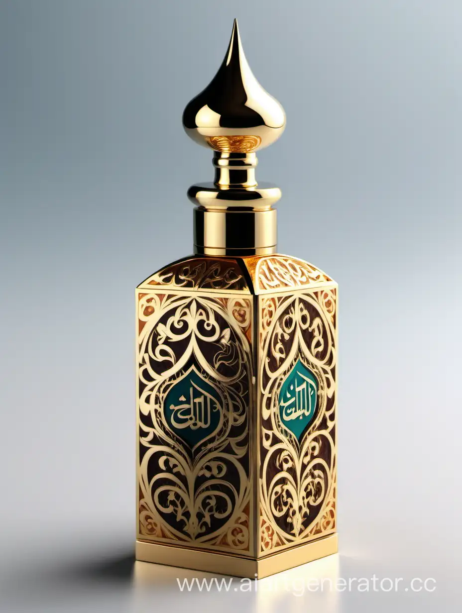 Arabic-Calligraphic-Luxury-Perfume-with-Ornamental-Long-Cap