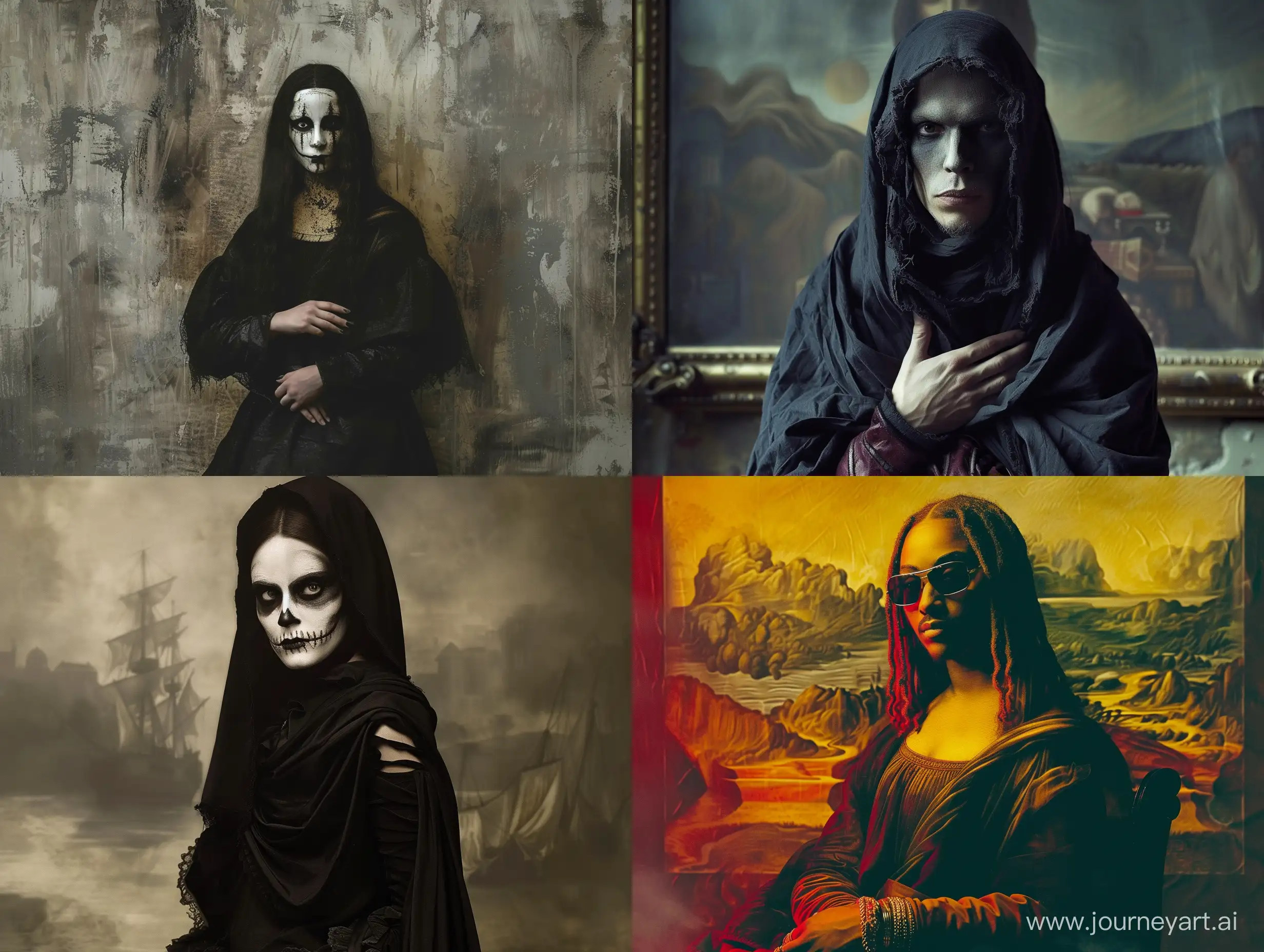 Grimes as Mona Lisa
