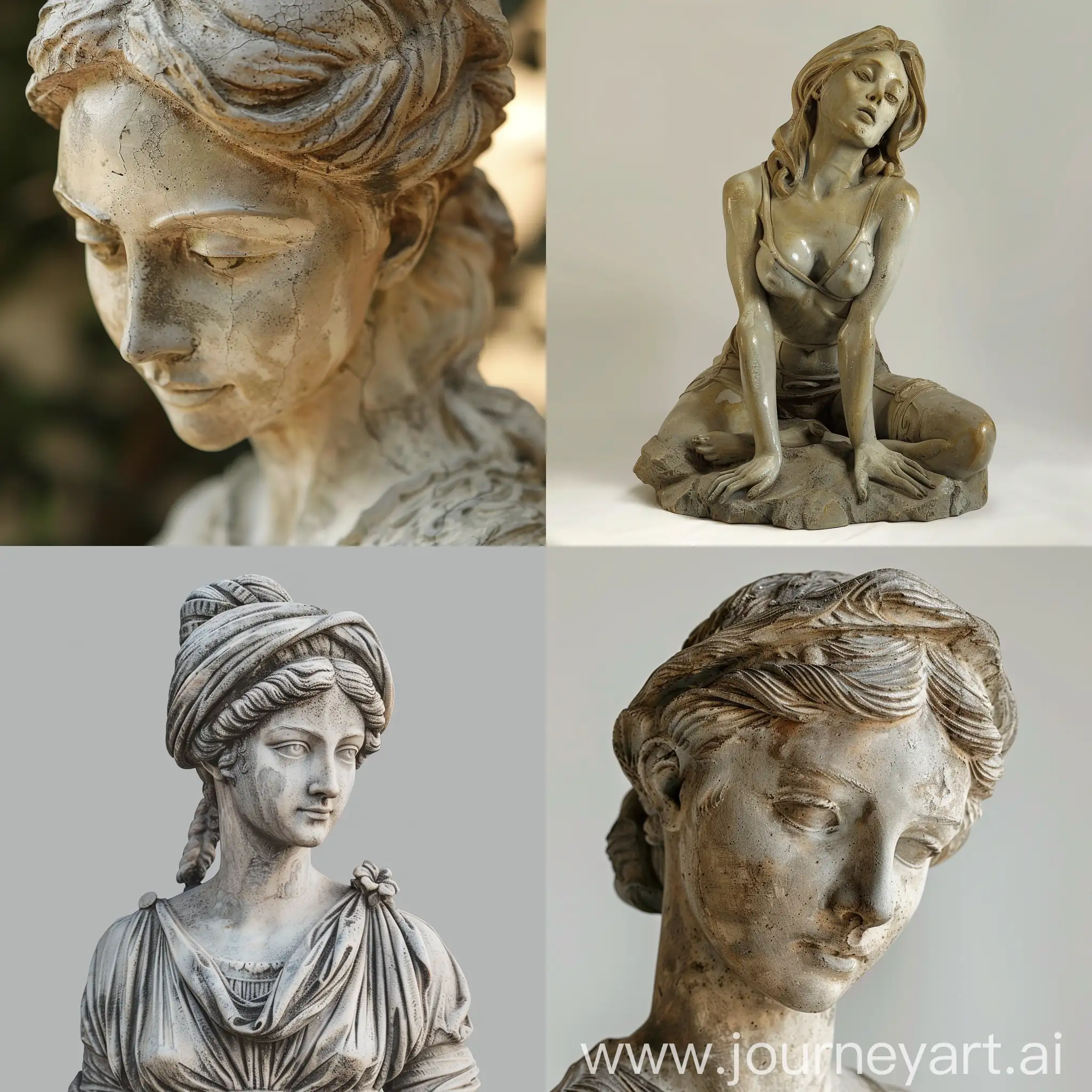 Majestic-Female-Statue-in-Vibrant-Setting