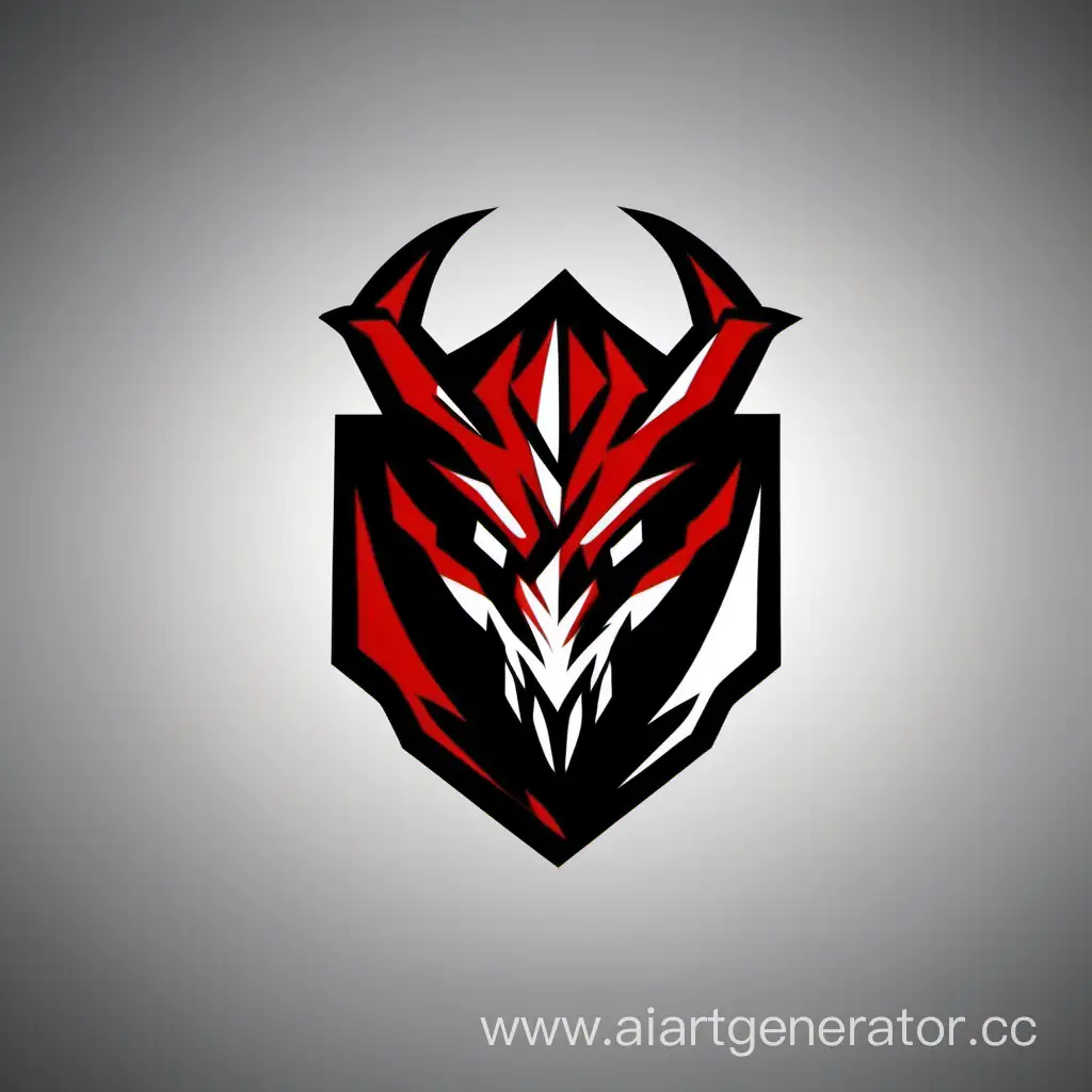 Deadly-Dragon-Cybersport-Logo-in-Black-White-and-Red-Minimalism-Full-HD-4K