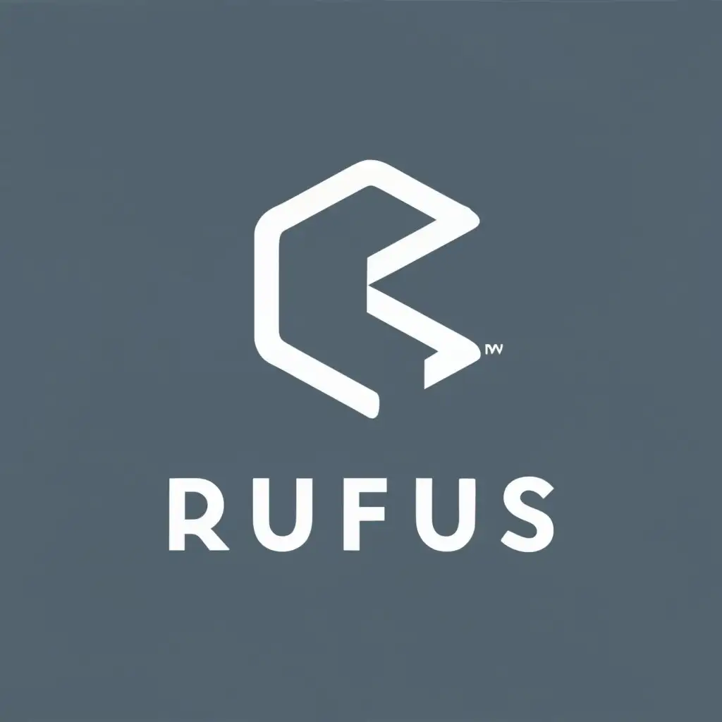 LOGO-Design-For-Rufus-Download-Linux-Portable-Sleek-Typography-with-TechInspired-Elements