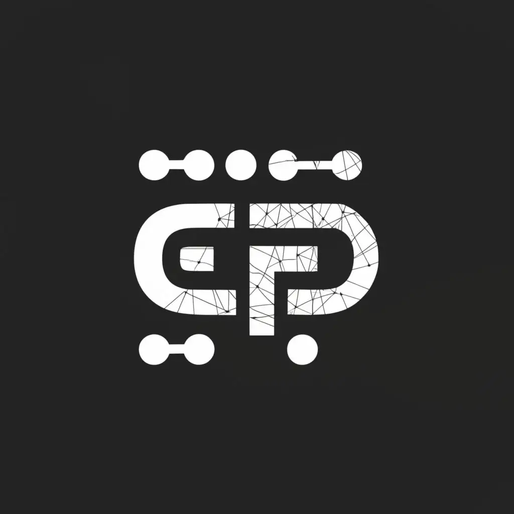 a logo design,with the text "GP", main symbol:code,Moderate,be used in Technology industry,clear background