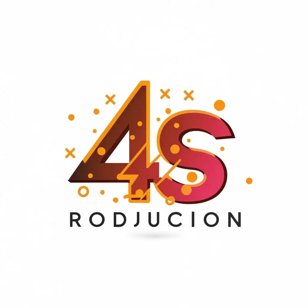 logo, Production, with the text "4s", typography, be used in Entertainment industry