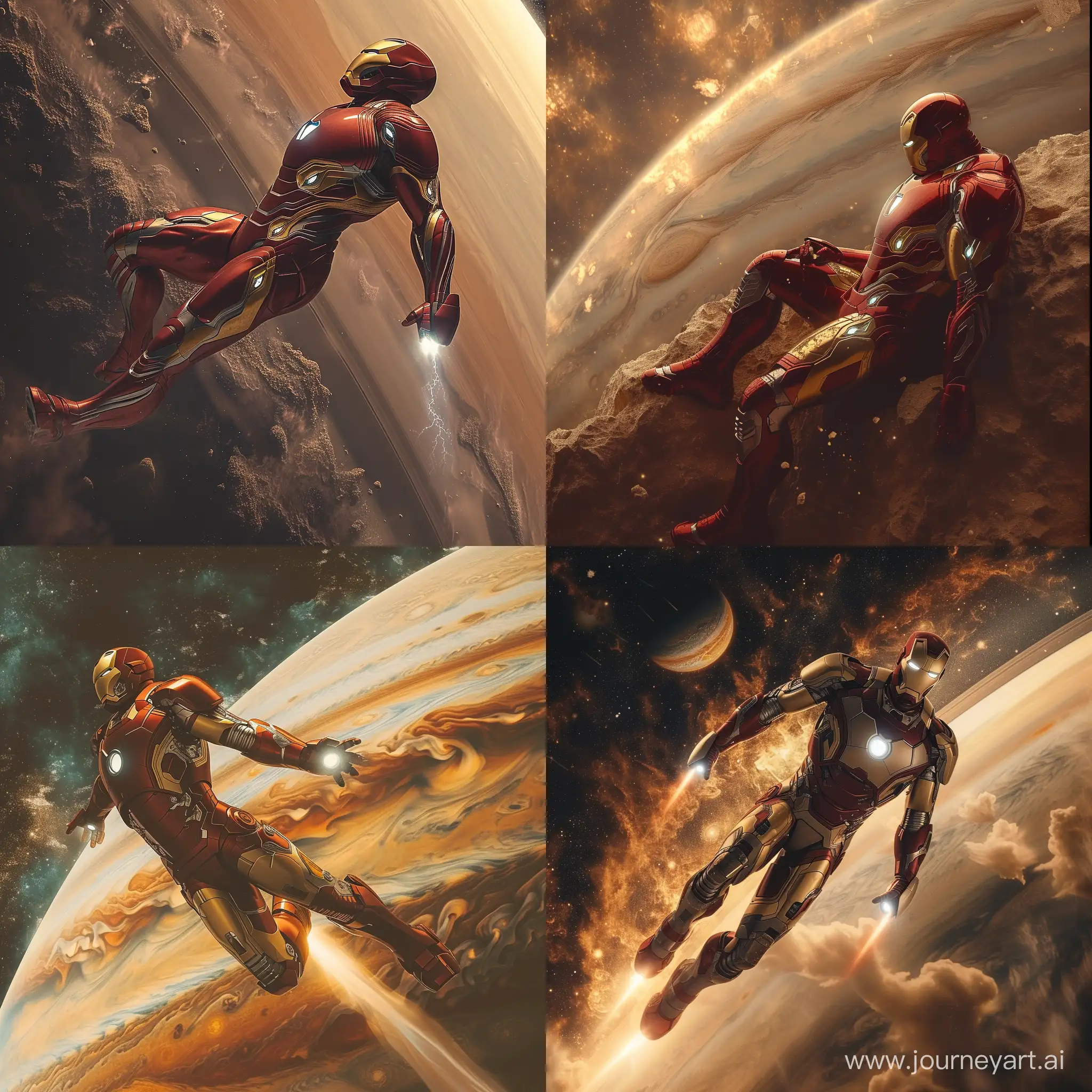 Iron man on Jupiter