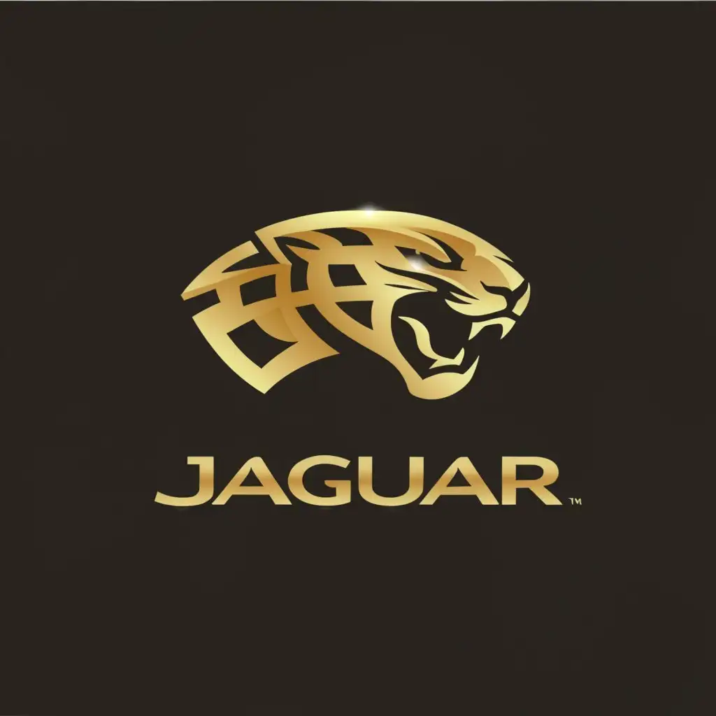 a logo design,with the text "Jaguar", main symbol:Jaguar,Moderate,clear background