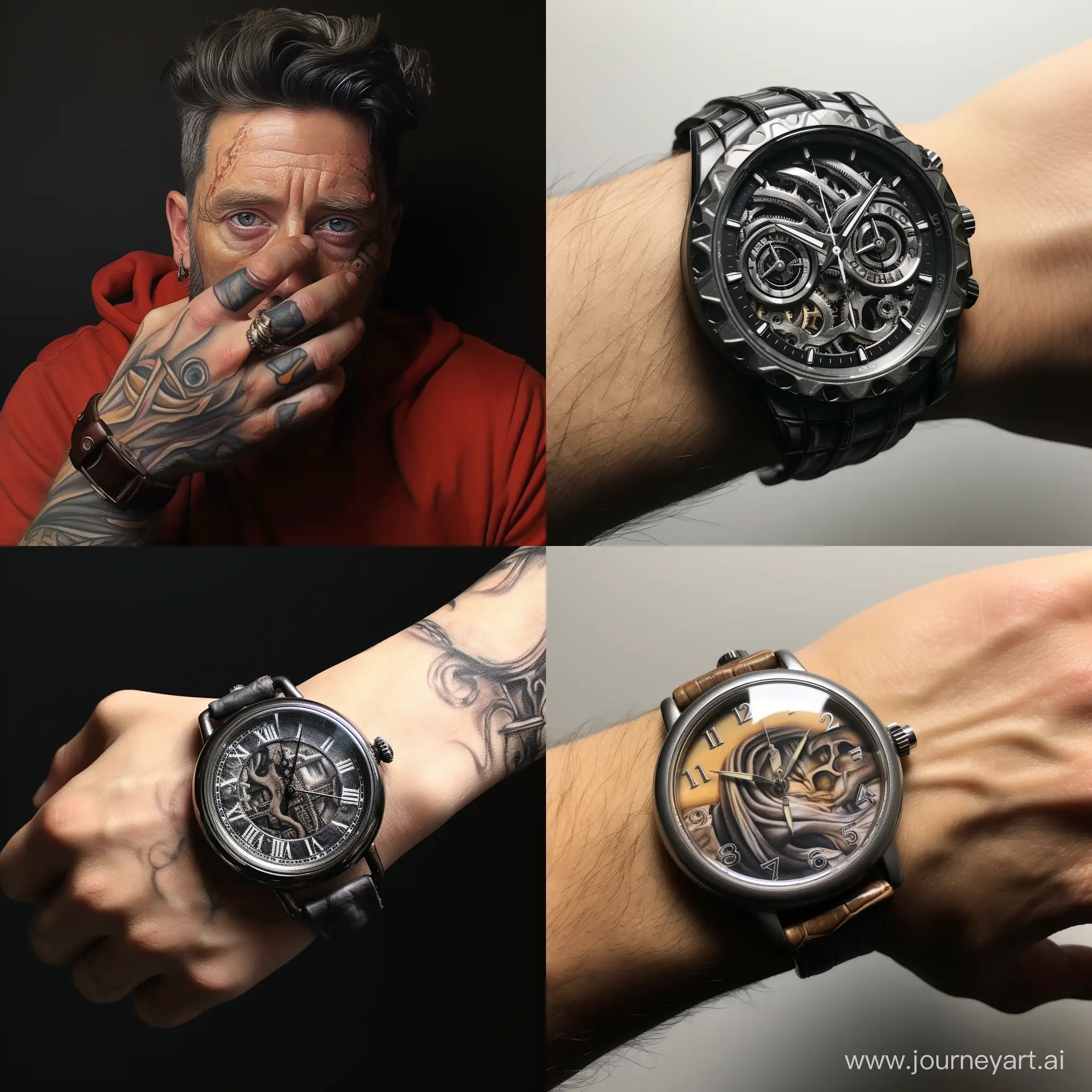 Hyperrealism-Watches-on-Mans-Hand-11-AR-No-49176