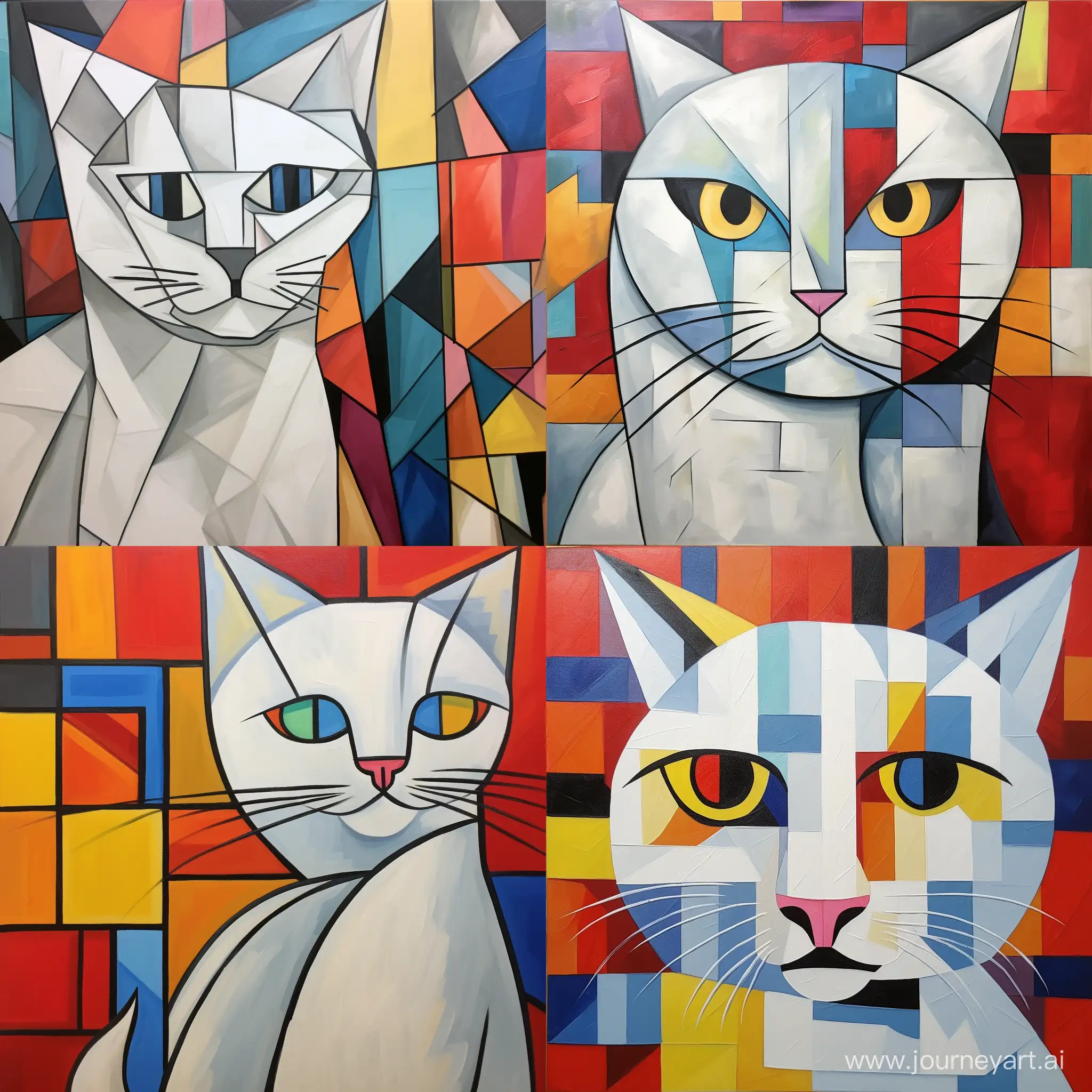 Cubist-Portrayal-of-Simons-White-Cat-Abstract-Artistry-in-a-11-Aspect-Ratio