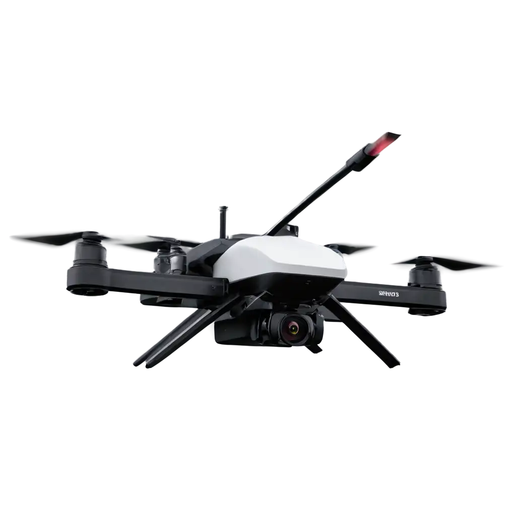 HighQuality-PNG-Image-Conceptualizing-a-StraightLooking-Drone