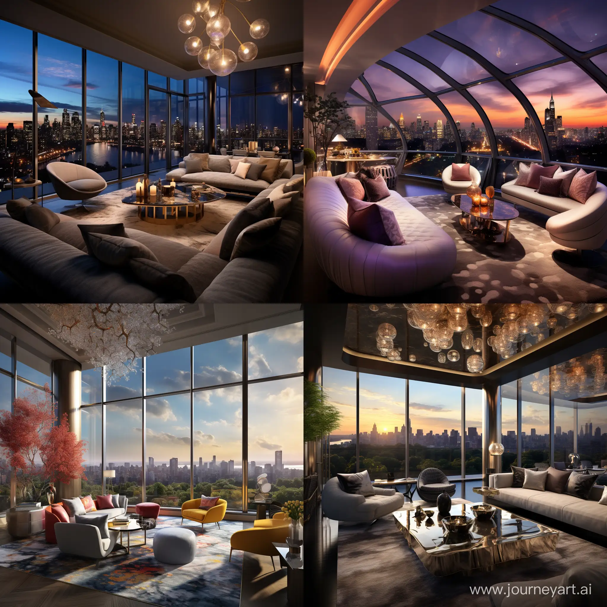 Neo-Cosmic-Lounge-with-Cityview-in-Central-Park-Penthouse
