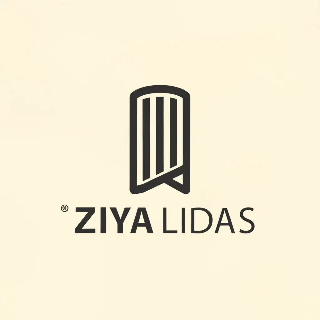 a logo design,with the text "Ziya Lidas", main symbol:steel silo,Moderate,clear background