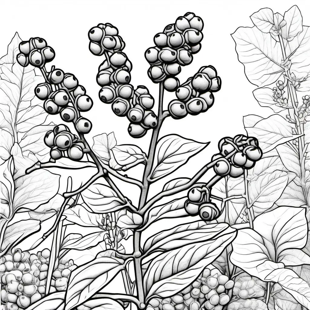 /imagine, coloring pages for kids, rosary pea seeds, CARTOON style, thick lines, low detail, no shading–ar 9:11