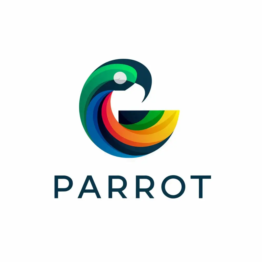 LOGO-Design-For-Parrot-Fibonacci-Number-Inspired-Emblem-for-Education-Industry