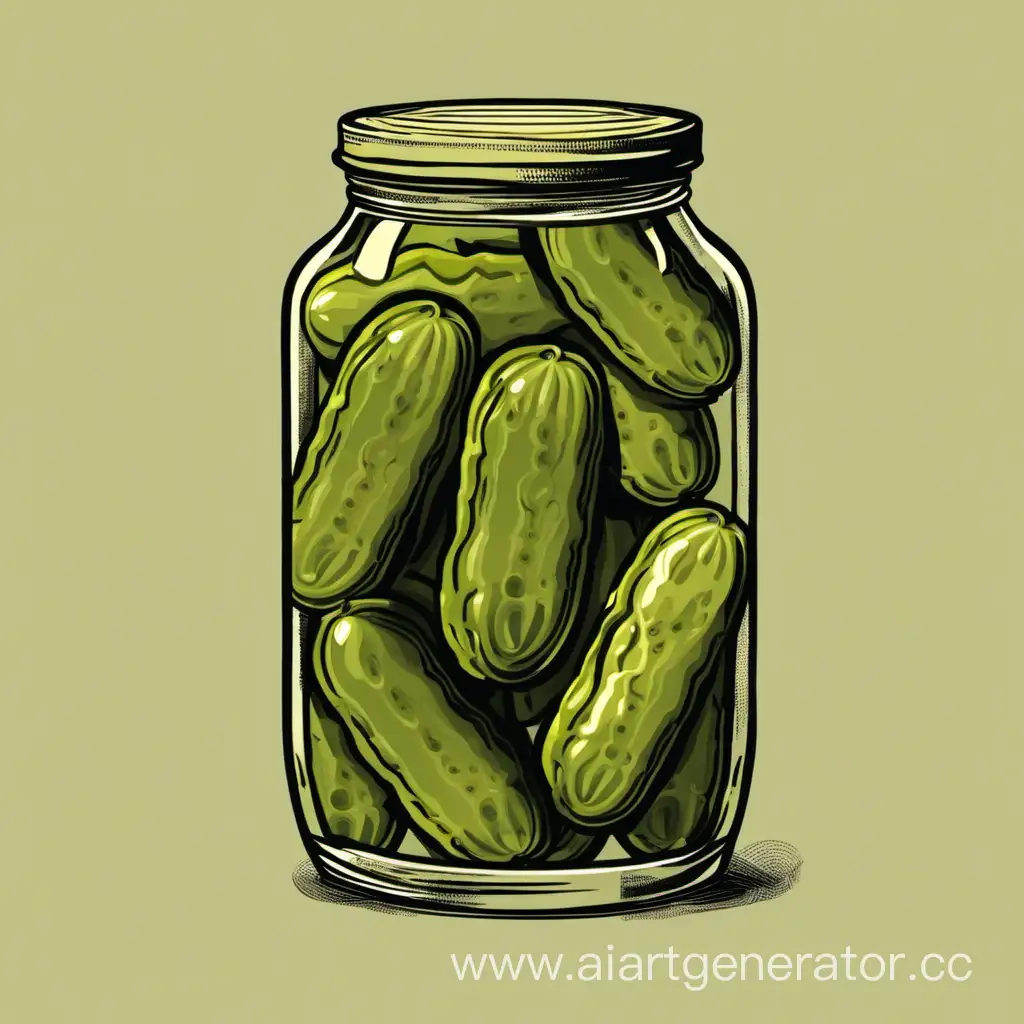 Crunchy-Dill-Pickles-in-a-Glass-Jar-Fresh-Pickled-Delights