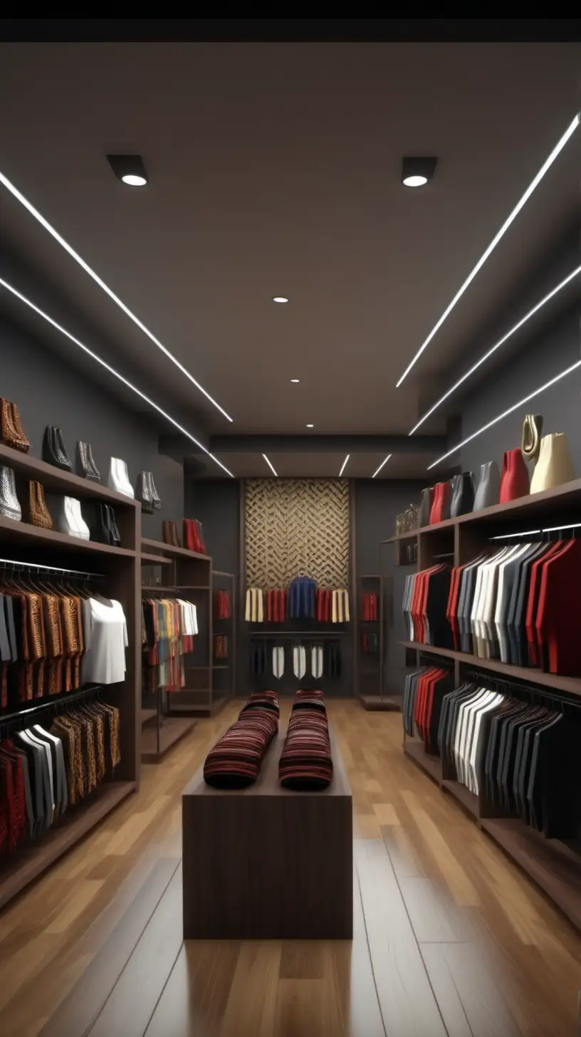 Luxurious Modern African Clothing Boutique in Stunning 4K HD