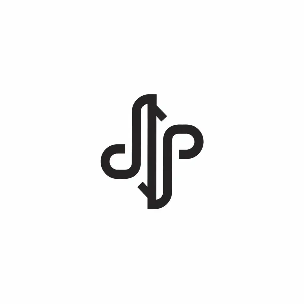 a logo design,with the text "JP", main symbol:JP,Minimalistic,be used in Technology industry,clear background