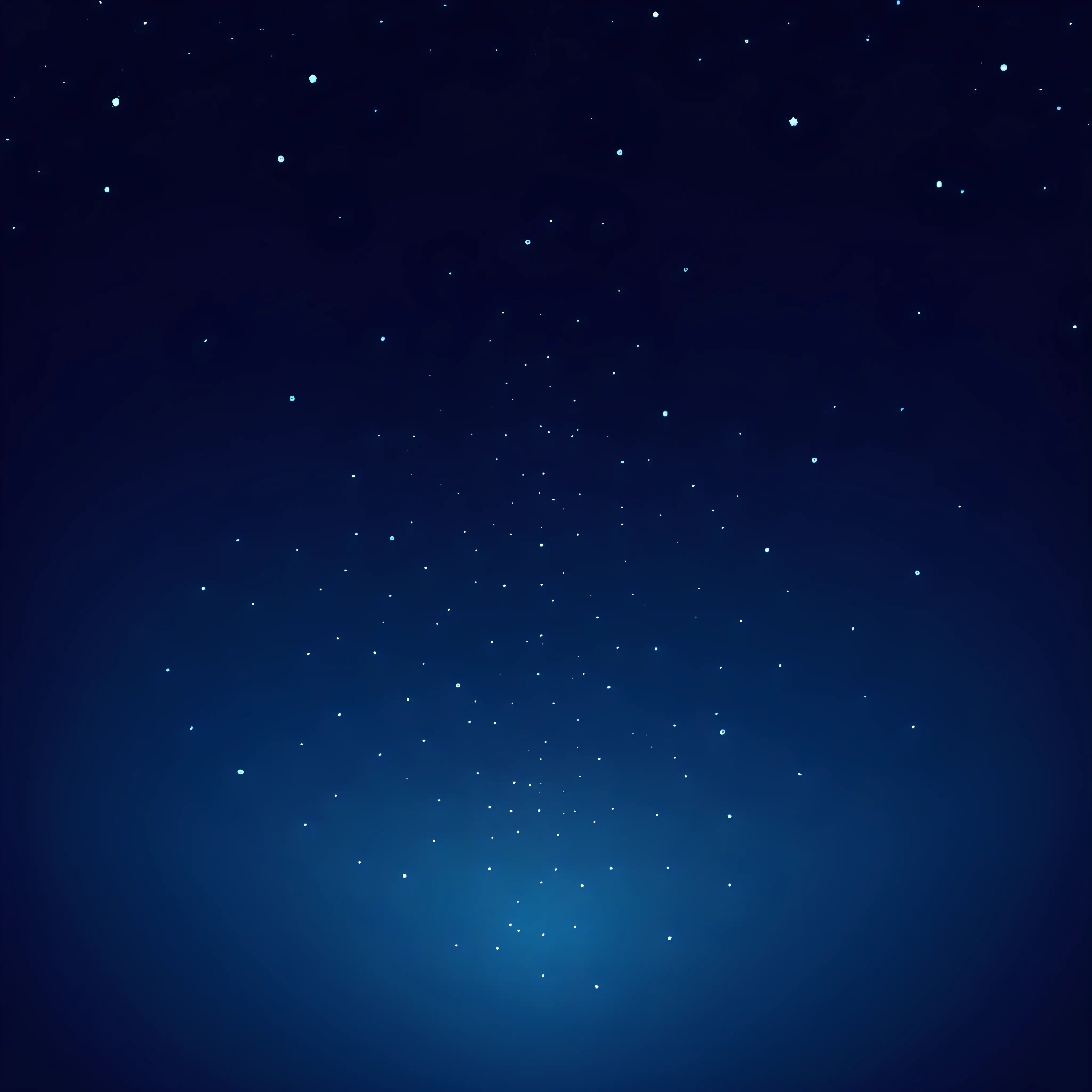 .Blue night sky with starspixar style 
