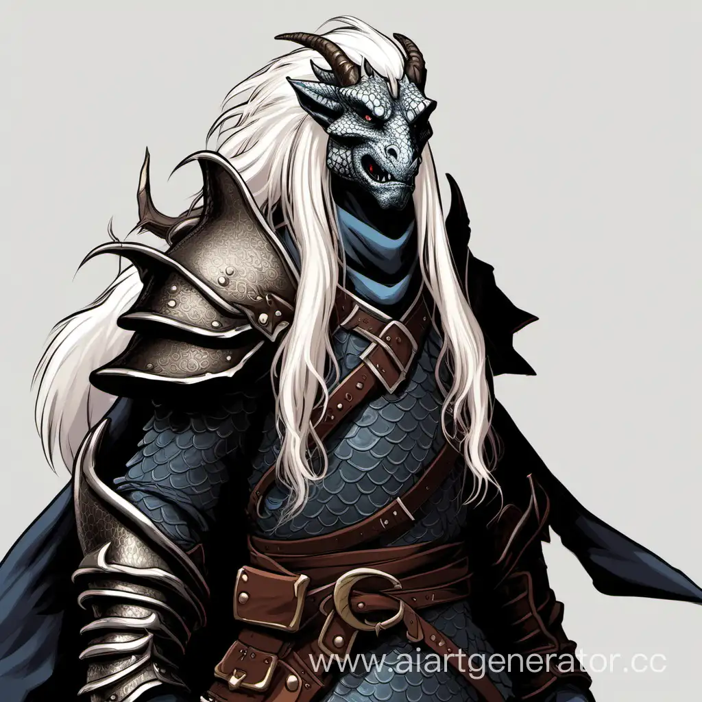 Majestic-Dragonborn-with-Black-Scales-and-Long-White-Hair-in-DD-Fantasy-Scene