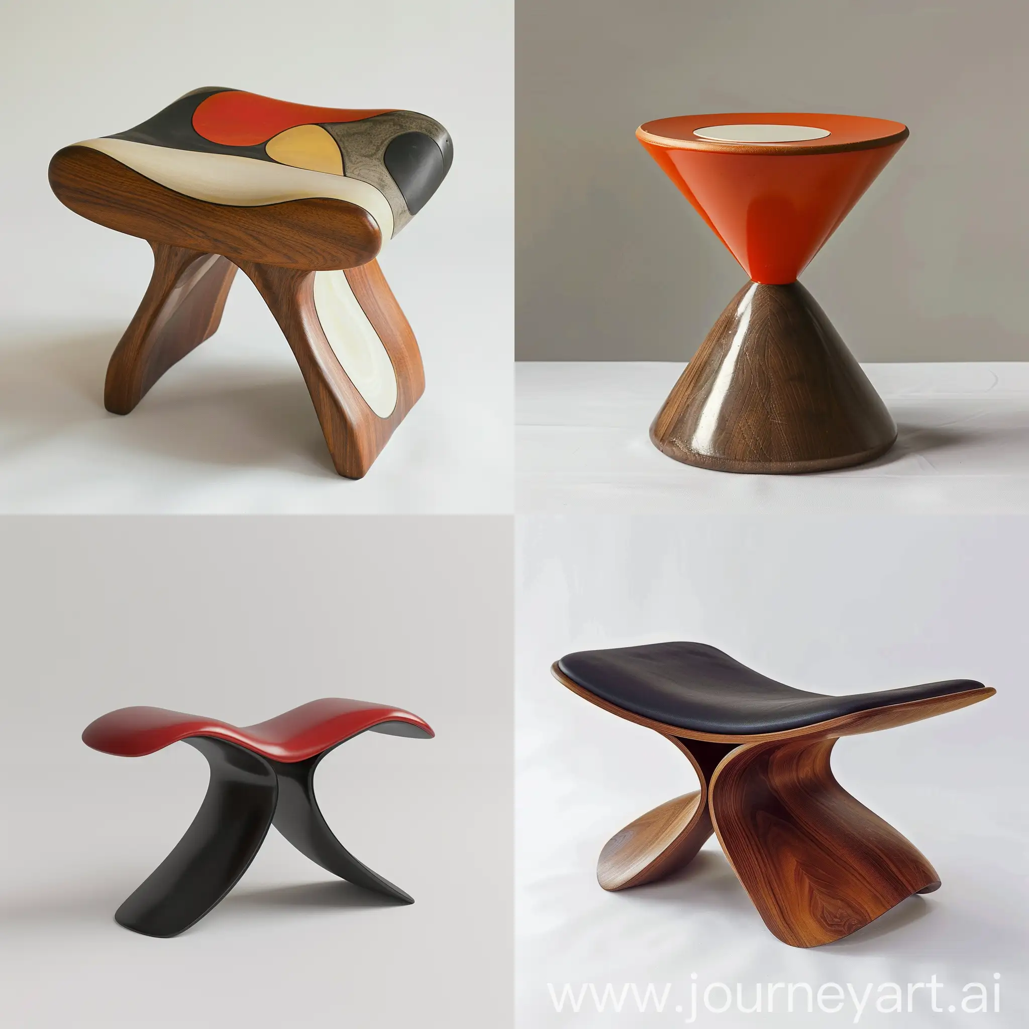 Modern-Stool-Design-Inspired-by-Alexander-Calders-Stabile-Art