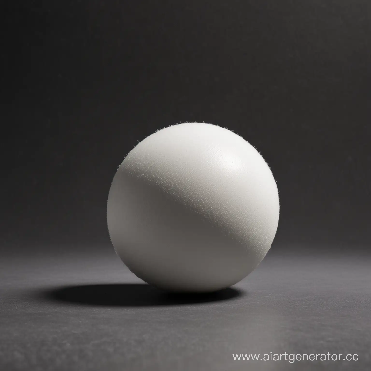 Contrast-White-Ball-on-Black-Background
