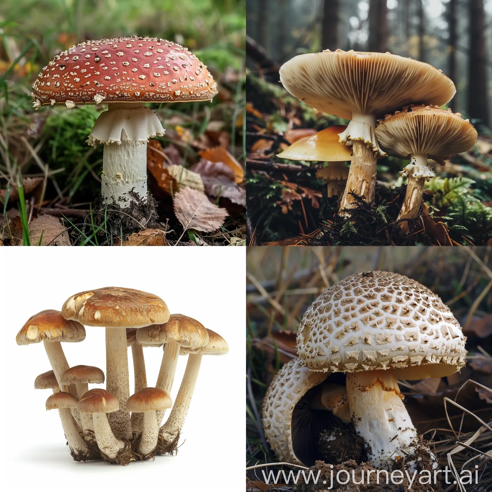 Vibrant-Mushroom-Illustration-with-Intricate-Details