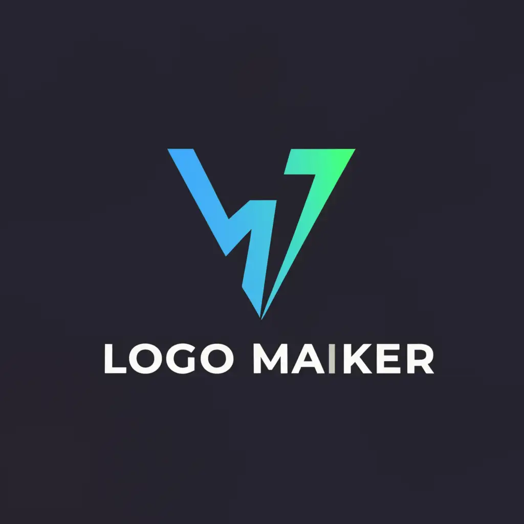 a logo design,with the text "Logo Maker", main symbol:Word,Moderate,be used in Technology industry,clear background