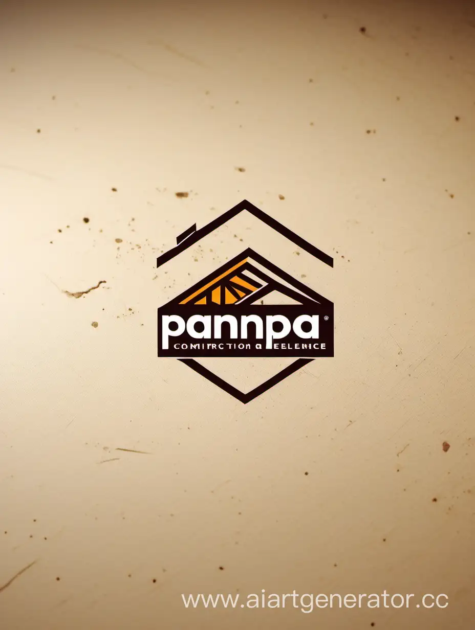 Design a logo for a construction company named 'Pampa.' Pampa is a company that specializes in the design, construction, and execution of houses and properties. The logo should reflect the essence of a dynamic construction business, blending creativity and professionalism. Since there is limited information available at the moment, the design needs to be versatile, suitable for use across various platforms such as web pages, advertising, marketing, quotes, and more. Capture the spirit of Pampa's commitment to quality and excellence. Please provide a distinctive and memorable logo that embodies the values of the construction industry."