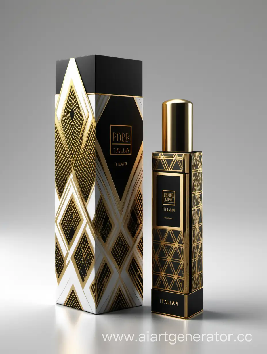 Luxurious-Italian-Perfume-Packaging-Elegant-Black-Gold-and-White-Design